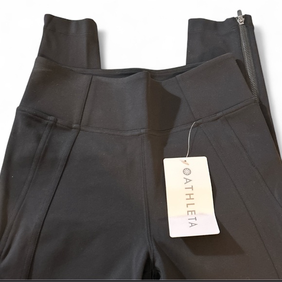 NWT ATHLETA Delancey Skyline Tight, Black size XS - Picture 8 of 9